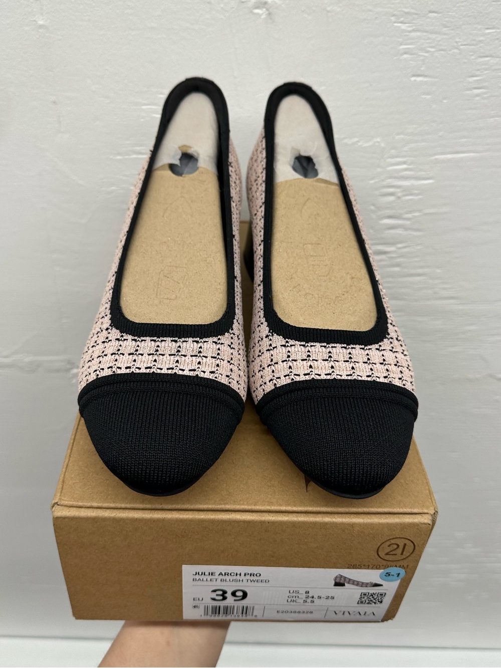 Julie arch pro - ballet blush tweed
